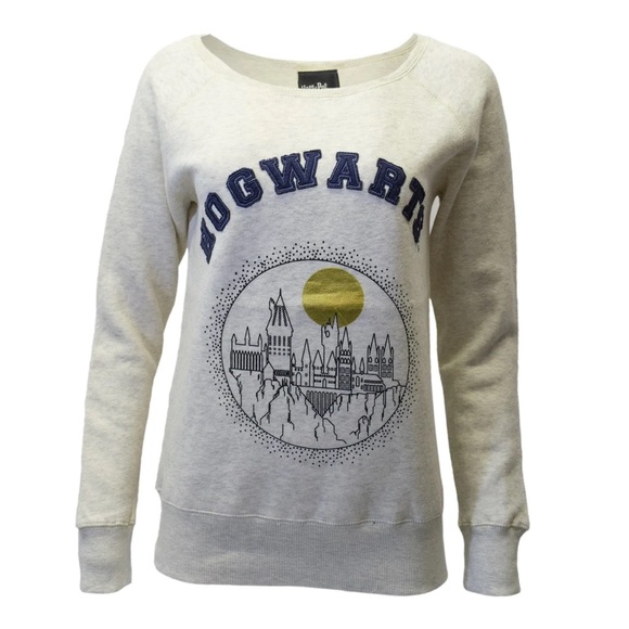 NWT RARE GWCC Wizarding World Hogwarts Castle Harry Potter Fitted Sweatshirt M - Picture 1 of 7